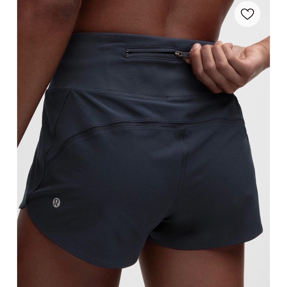 Lululemon Speed Up HR 2.5" Shorts Navy Small